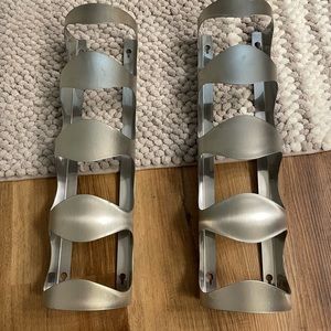 IKEA Stainless Steel 4-bottle Wine Rack Set